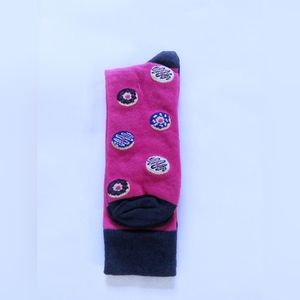 New Novelty donuts Crew Socks 1 Pair One Size